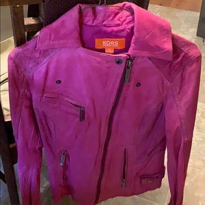 KORS BU Micheal kors LEATHER JACKET